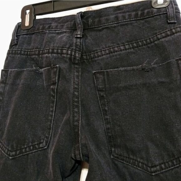 Glamorous High Waist Sequin Patch Distressed Skinny Jeans 4 Petite - Picture 7 of 14